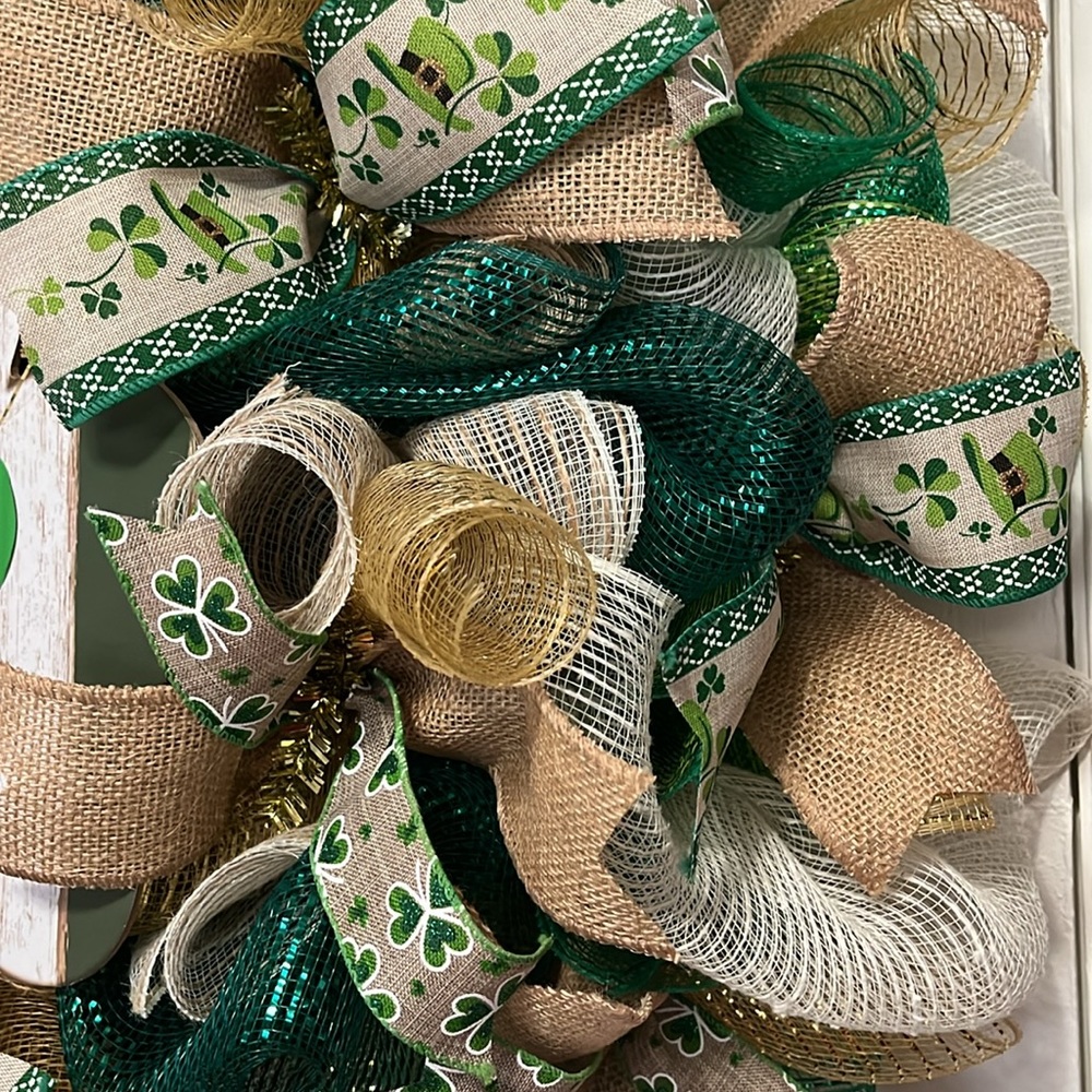 🎉🍀🍀🎉Saint Patrick’s Day Wreath - Picture 3 of 4